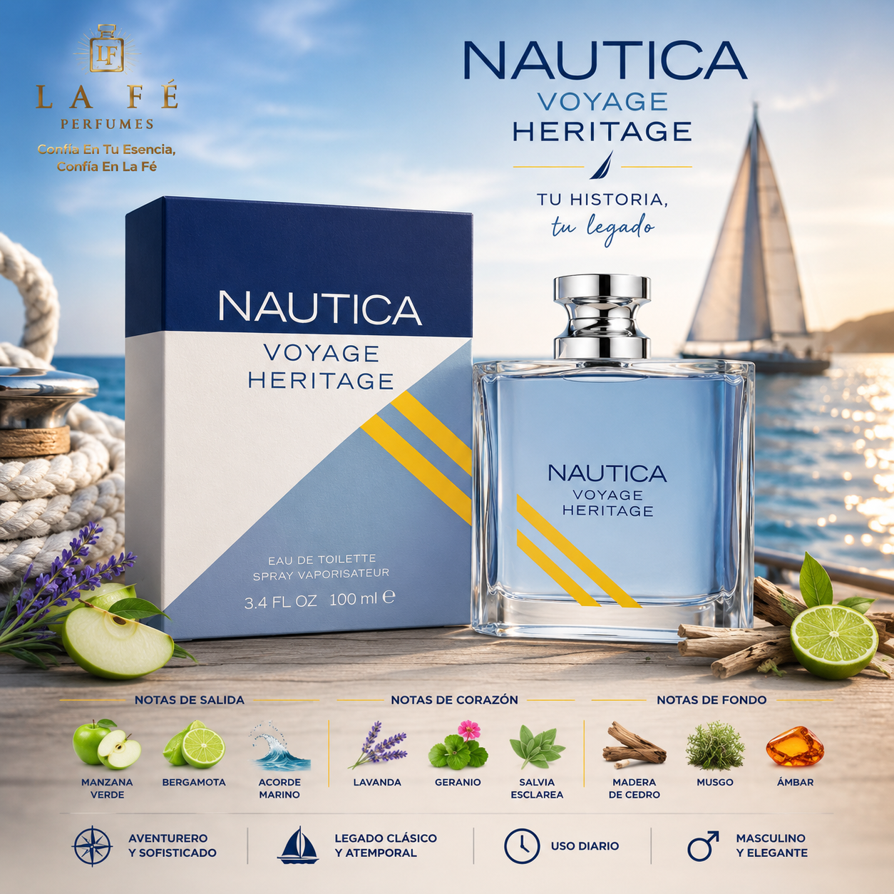 Nautica Voyage Heritage Men 100ml EDT