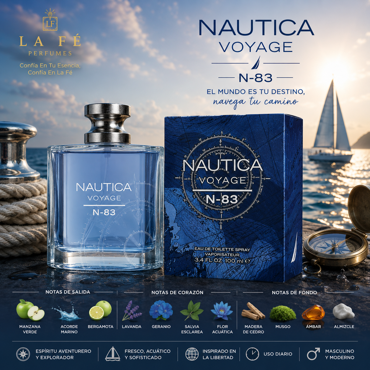 Nautica Voyage N-83 Men 100ml EDT