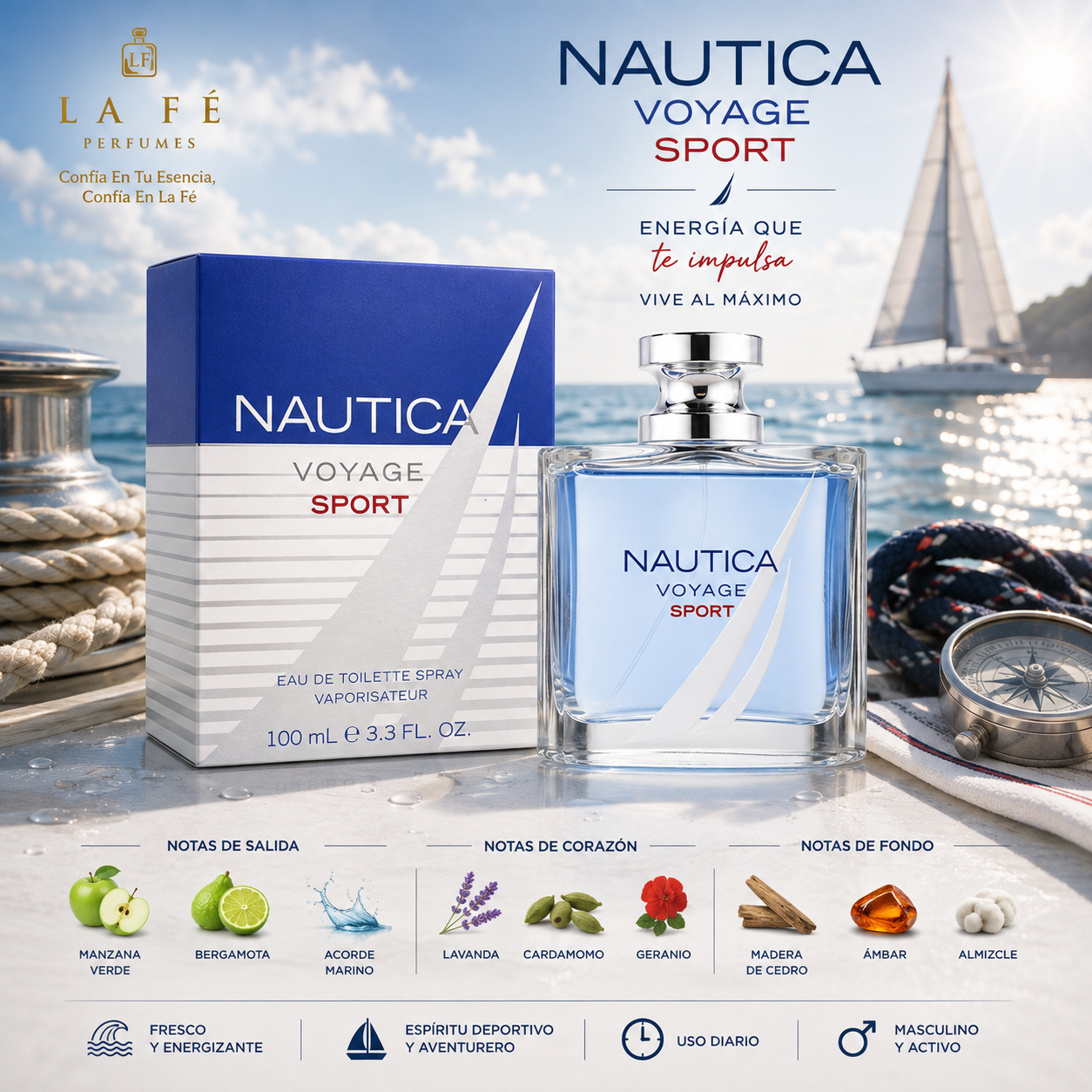 Nautica Voyage Sport 100ml EDT Man